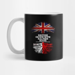 British Grown With Maltese Roots - Gift for Maltese With Roots From Malta Mug